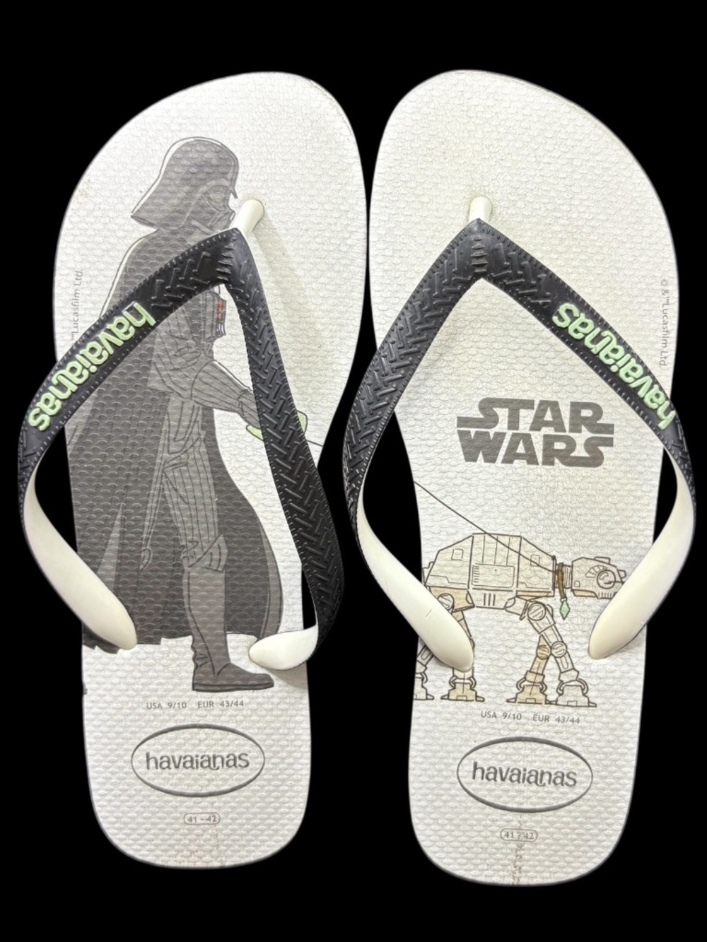 Share Havaianas Star Wars Flip Flops Darth Vader AT-AT Men’s 9/10 EUR 43/44 Size